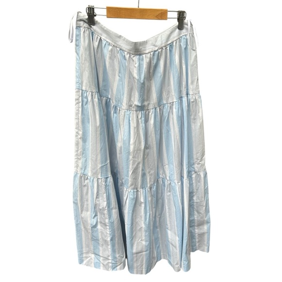 STAUD Sea Stripe Tiered Maxi Skirt - Picture 3 of 6